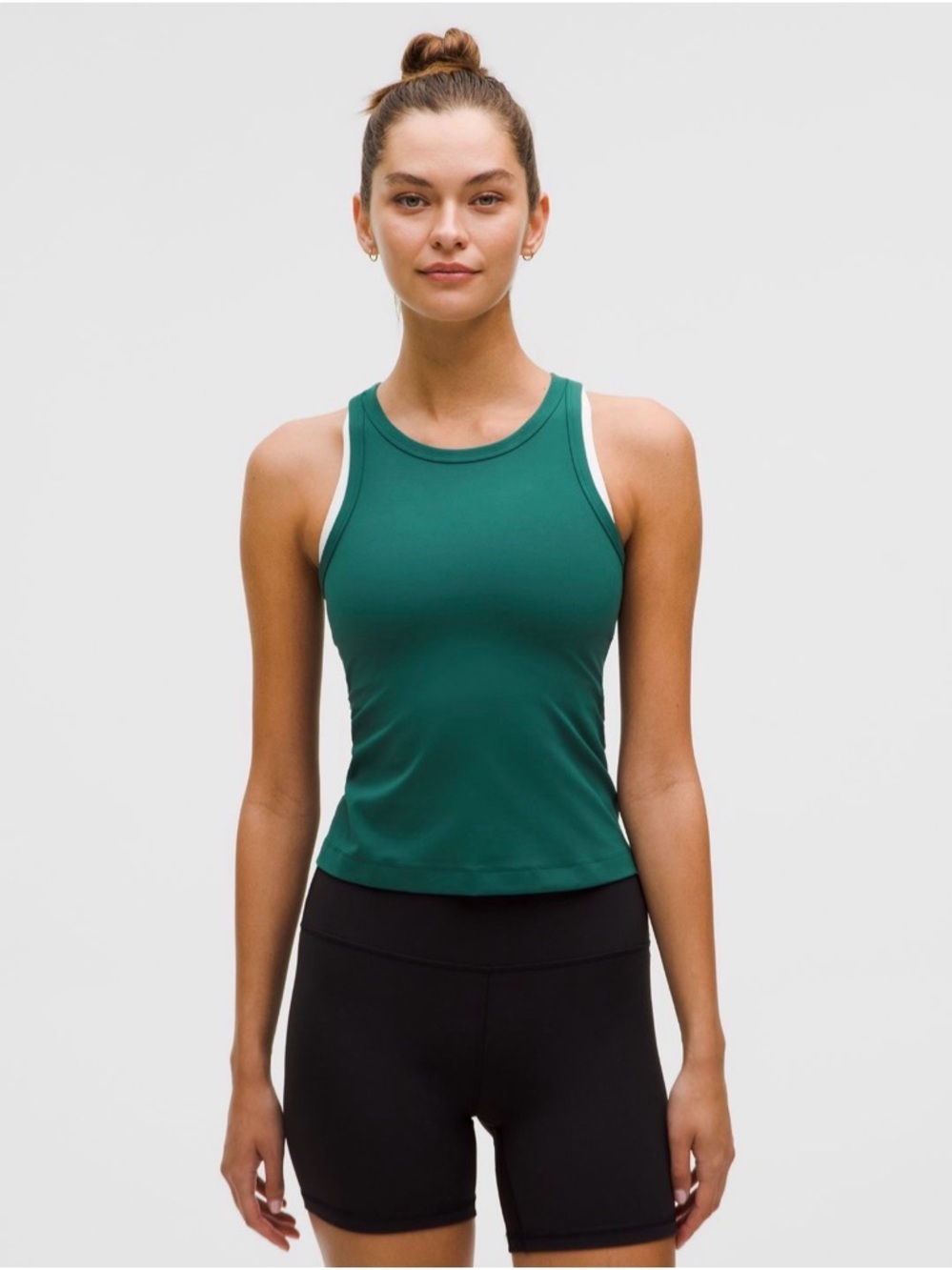 lululemon align tank raceway green